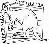 Australia Coloring Kangaroo Pages Kids Printable Colouring Aboriginal Supercoloring Clipart Dot Template Color Categories Drawing Choose Board Super Sites sketch template