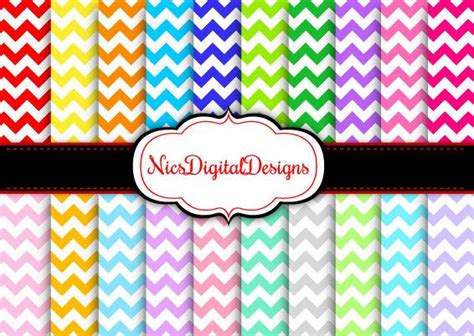 digital papers leaves  pretty rainbow colours    etsy