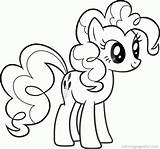 Coloring Pony Little Pages Pinkie Pie Popular sketch template