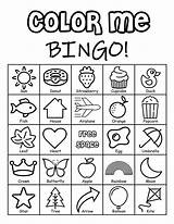 Bingo sketch template