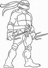 Coloring Ninja Pages Turtles Pdf Popular sketch template