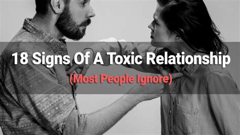 18 signs of a toxic relationship most people ignore