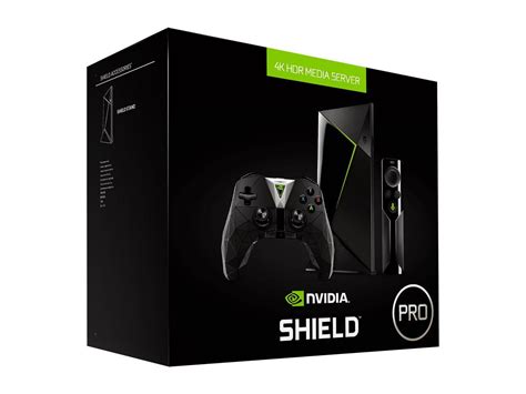 open box nvidia shield tv pro gb  media player  remote  game controller