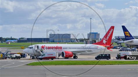 image  corendon airlines boeing  max   amsterdam airport schiphol  amsterdam