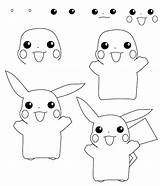 Pokemon Pikachu sketch template