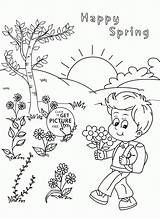 Seasons Preschool Printables Wuppsy Getcolorings Easter sketch template