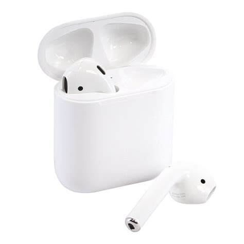 refurbished apple airpods bluetooth wireless  ear headphones mmefama white walmart