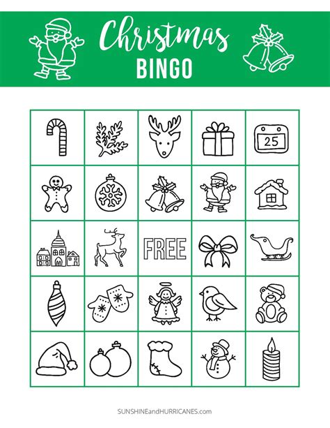 christmas bingo  printable