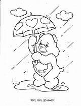Coloring Care Bear Pages Rainy Sheets Bears Printable Kids Rain Windy Color Print Baby Drawing Colouring Cartoon Days Bestcoloringpagesforkids Adult sketch template