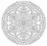 Coloring Snowflake Mandalas Christmas Mandala Pages Dover Haven Creative Adult Book Wreaths Publications Printable Sheets Colouring Animal Designs Pattern Painting sketch template