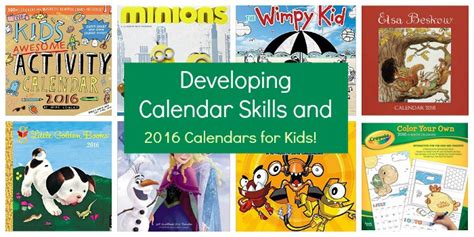 calendar skills   monthly calendar  young children buggy