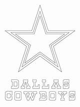 Cowboys Dallas Coloring Pages Logo Printable Football Star Crafts Cowboy Nfl Supercoloring Dak Prescott Sheets Print Template Color 49ers Team sketch template