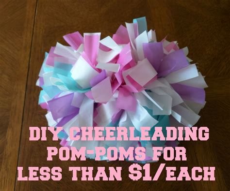 Diy Cheerleading Pom Poms 7 Steps With Pictures Instructables