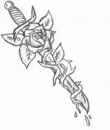 Dagger Tattoo Drawing Rose Drawings Vines Designs Tattoos Deviantart Flower Larry Stylinson Similar Concept Though Sketch Simple Daggers Getdrawings Visit sketch template