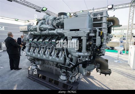 large  litre marine  diesel engine manufactured  mtu  stock