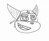 Ratchet Clank Coloring Pages Books Popular Printable sketch template