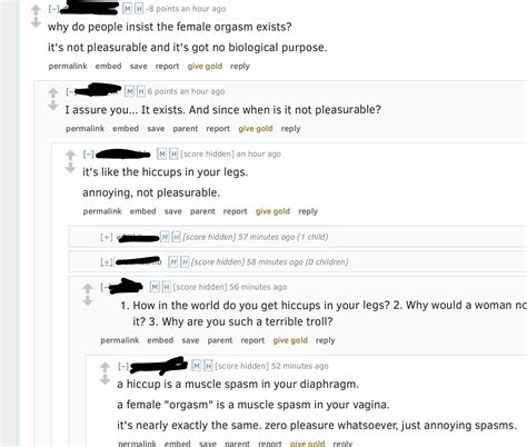 Female Orgasms Do Not Exist They Are Merely Unpleasurable