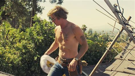 Brad Pitt Flashes Abs In ‘once Upon A Time In Hollywood