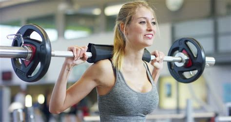 girl back squats heavy weight in the gym slow jib move stock footage video 4563401 shutterstock