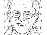 Coloring Pages Dribbble Bernie sketch template