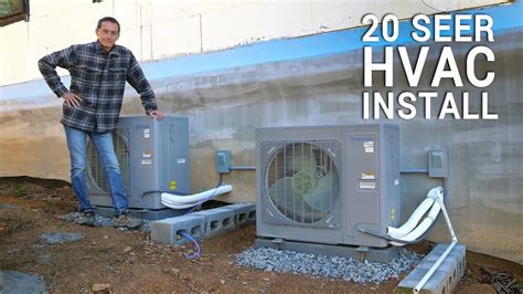 installing  complete  cool universal custom ducted split hvac system youtube