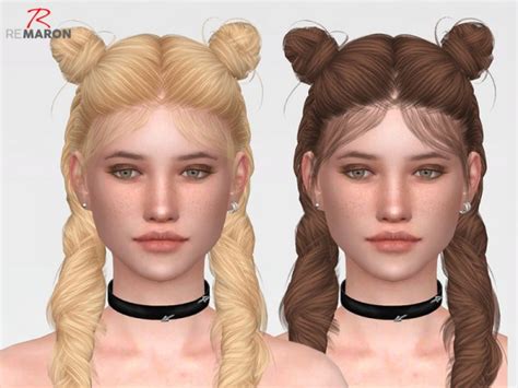 Sims 4 Hairs ~ The Sims Resource Wings On1017 Hair Retextured By Remaron