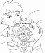 Diego Coloring Pages Go Kids Camera Printable Print sketch template