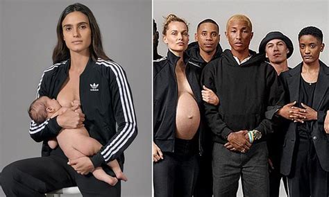 people are applauding pharrell and adidas for featuring pregnant and