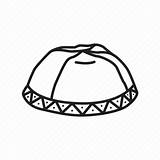 Kippa Jewish Hat Kippah Cap Kipah Yarmulke Brimless Icon Iconfinder Change Colors sketch template