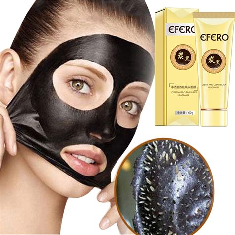 Efero Black Face Mask For Face Care Pore Strip Cleanser Blackmask Nose