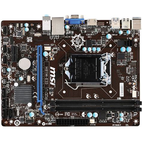 msi hm  desktop motherboard hm  bh photo video