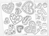 Coloring Pages Printable Stickers Cookies Adults Etsy Chocolates Printables Valentine Valentines Adult sketch template