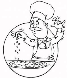 chef coloring pages google search chefs pinterest coloring