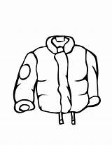 Winter Coat Coloring Clothes Kids Clipart Pages Printable Line Draw Clip Coats Jacket Cliparts Cold Drawing Colouring Hat Eps Number sketch template