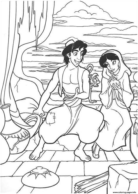disney aladdin  kidsbe coloring pages printable