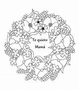Dia Madres Las Feliz Coloring Madre Pages Index Coloriages Getcolorings Color Printable sketch template