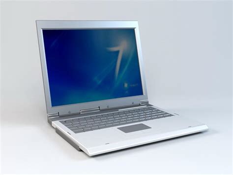 silver laptop  model ds max files   modeling   cadnav