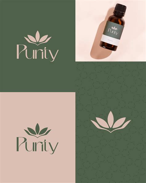 logo purity spa  behance