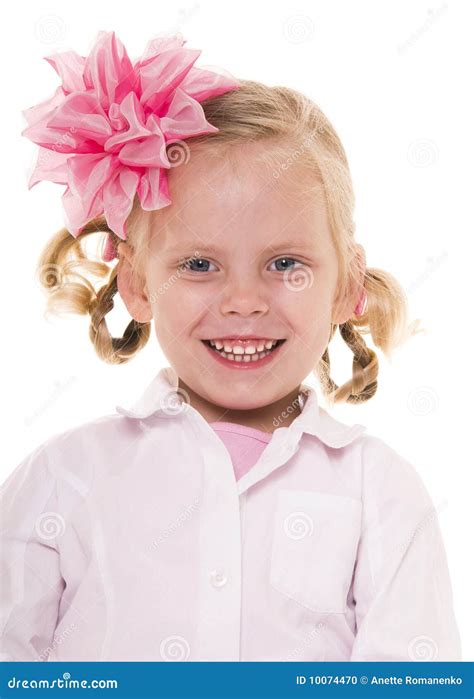 happy girl stock photo image   curly hair