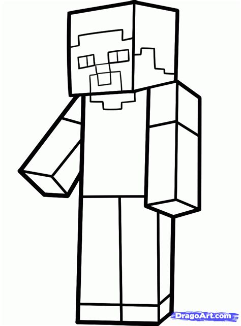 minecraft steve coloring pages steve minecraft paginas  colorir