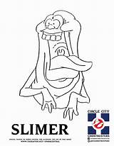 Ghostbusters Slimer Ghostbuster Slime Getcolorings Sketch sketch template