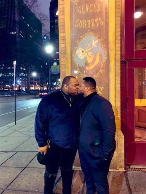 representation matters photo of black gay couple kissing goes viral