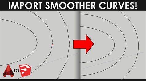 how to import smooth curve dwg to sketchup sketchup sketchup