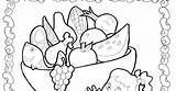 Food Coloring Pages sketch template