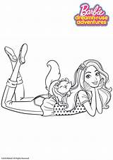 Barbie Dreamhouse Colouring Colorier Kids Books Gulli Tableau Fois Imprimé sketch template