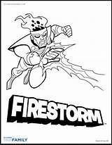 Coloring Dc Comics Pages Firestorm Batman Brave Bold Name Getcolorings Printable Color Pdf Man Fan sketch template