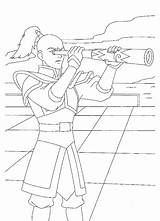 Coloring Pages Zuko Avatar Prince Kids Cartoon sketch template