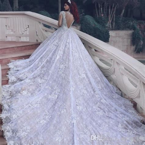 discount luxury 2018 arabic lace wedding dress sparkly diamonds beaded