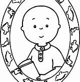 Coloring Caillou Wecoloringpage Pages sketch template