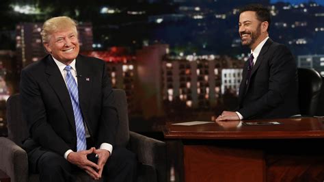 donald trump appears  jimmy kimmel    guests cancel variety